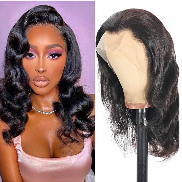 Luxurious Deep Black Curly Hair Wig